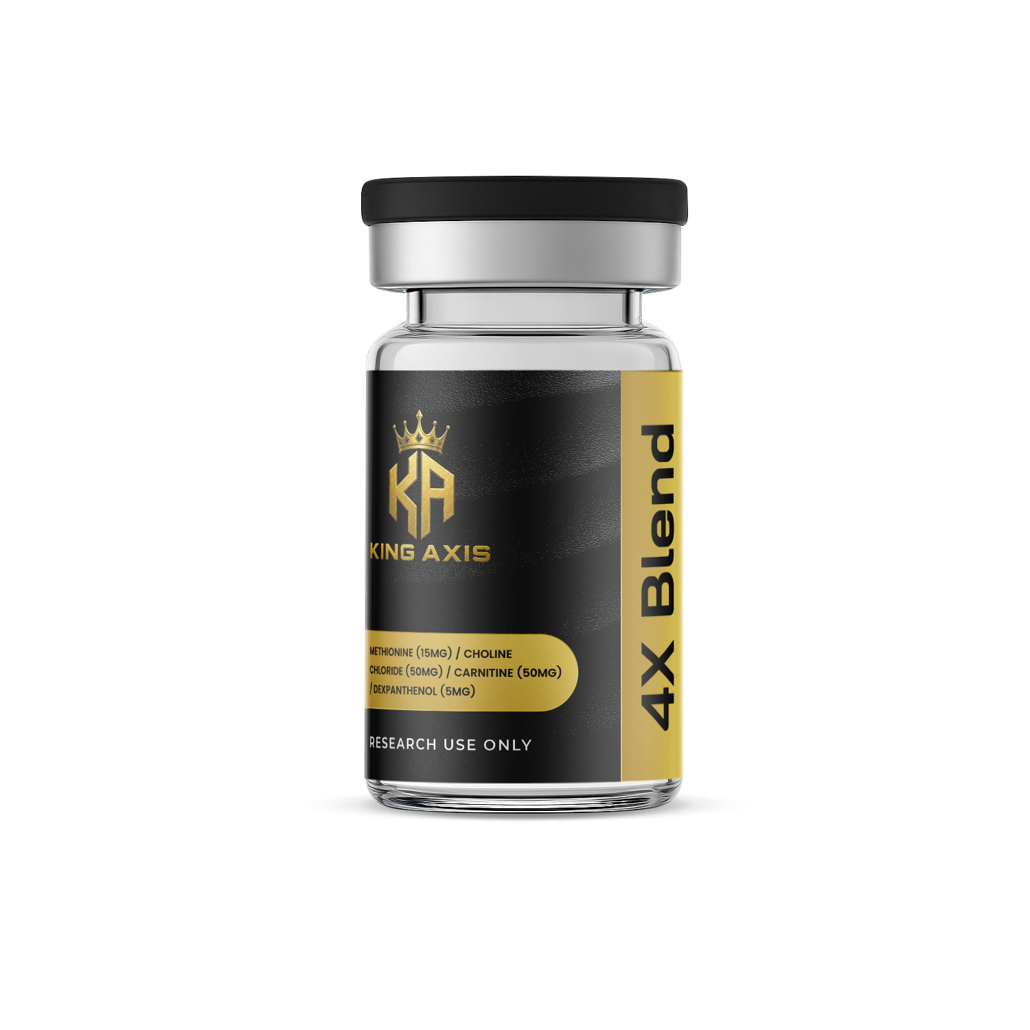 4X Blend Methionine (15mg) / Choline Chloride (50mg) / Carnitine (50mg) / Dexpanthenol (5mg)